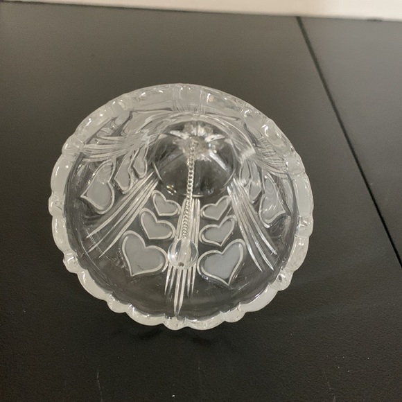 Crystal Bell frosted Heart. - Picture 3 of 5